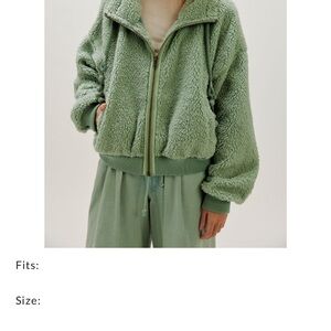 Green Sherpa Jacket
